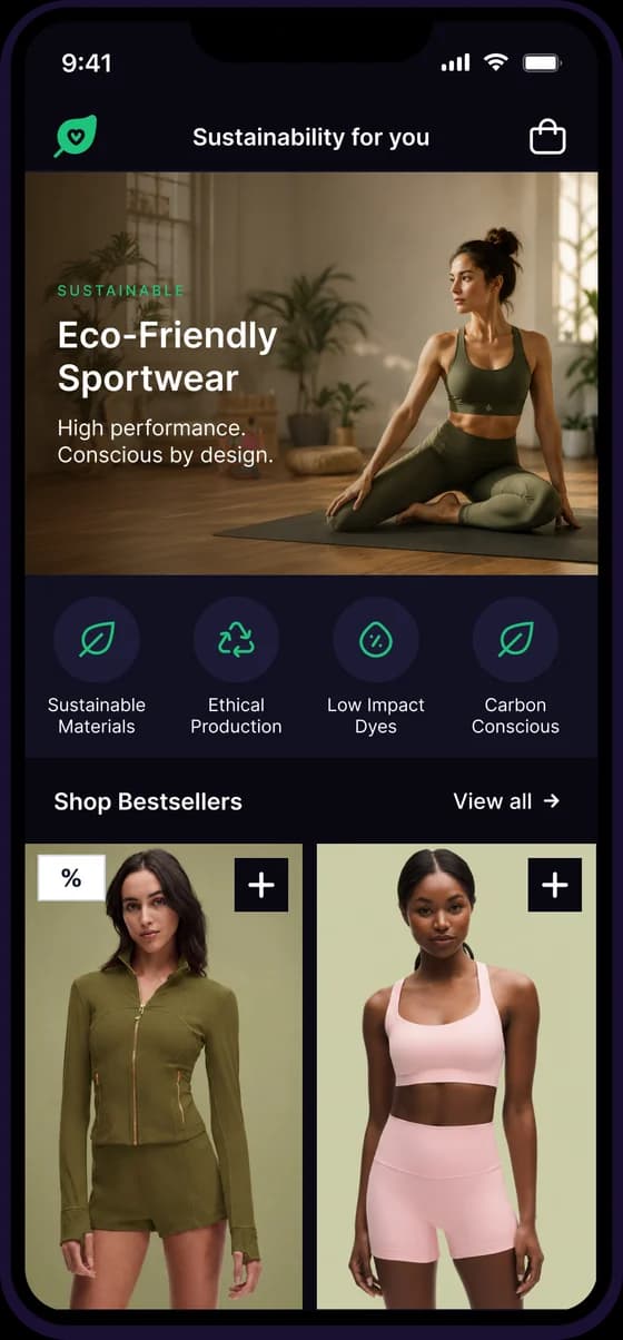 Storefront preview — Evolution
