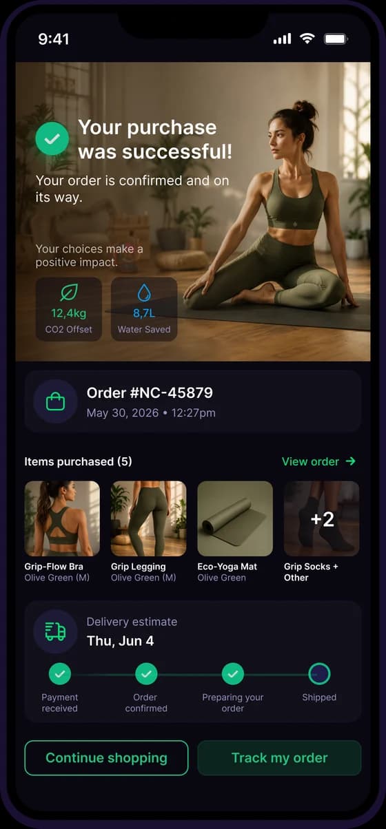 Storefront preview — Result